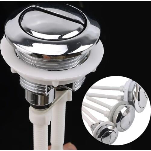 Dual Flush Toilet Water Tank Push Buttons Rods 48mm Length Bathroom Toilet Accessories Flush Button Water Switch Press Cover