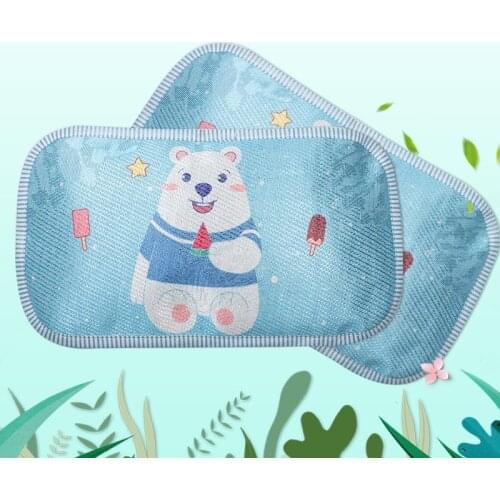 Breathable Ice Silk Pillow For Babies Prevent Flat Head Pillow Breastfeeding Pillow Adjustable Nursing Pillow Maternity