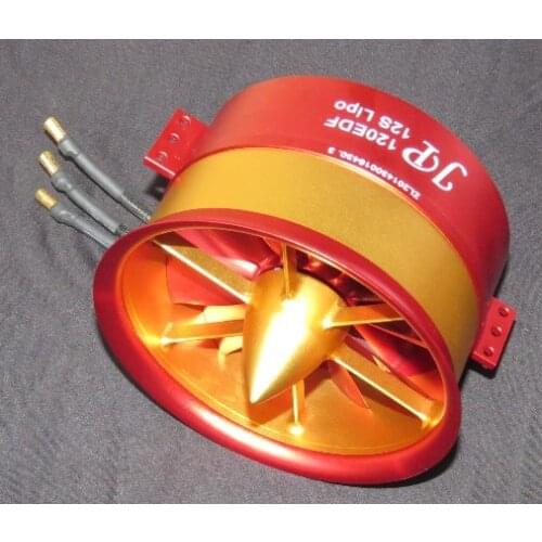 JP 120mm Full Alloy Metal EDF with motor for 12s Power system Freeshipping