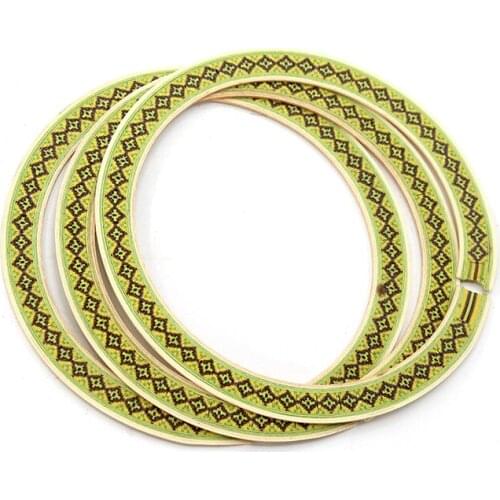 3PCS Guitar Sound hole Inlay MAPLE SAPELE For Acoustic Classic Guitar Mosaic technology of scallop CLYKQ36