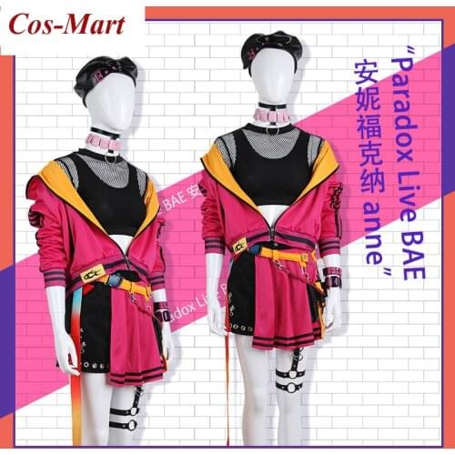 Anime Paradox Live Anne Faulkner Cosplay Costume Fashion Casual Street Style Uniform Daily Wear Role Play Clothing Custom-Make