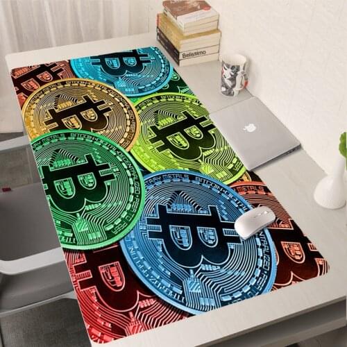 Mausepad Gaming Computer Mouse Pad Gamer Xxl Mousepad Bitcoin Big Mousepad Deskmat Kawaii Gaming Accessories Table Pads Play Mat