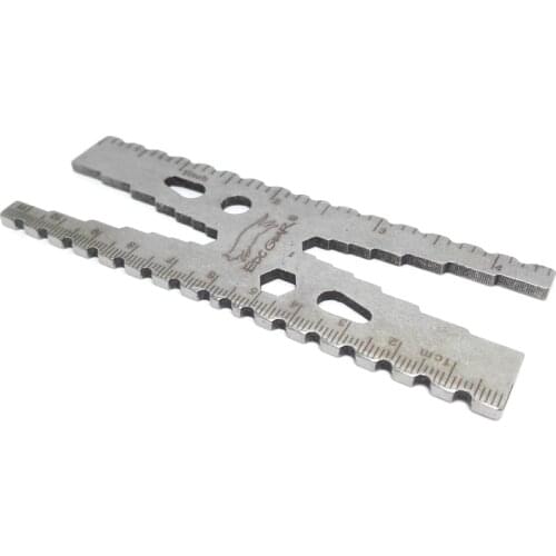 E1168 Ants multifunctional tool EDC stainless screwdriver Scale ruler pry Nail device inner hexagon Hexagon socket screwdriver