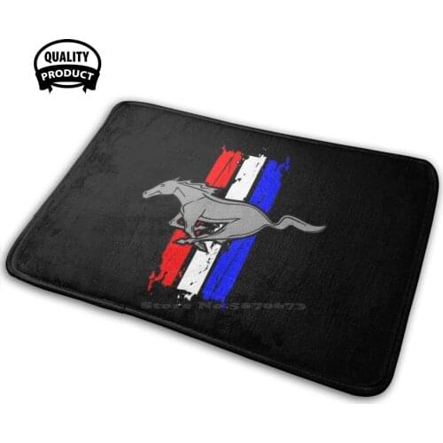 American Pony 3D Soft Non-Slip Mat Rug Carpet Cushion Classic American Muscle Car Old New Gt 1965 1968 1967 1970 2015 2019 2020