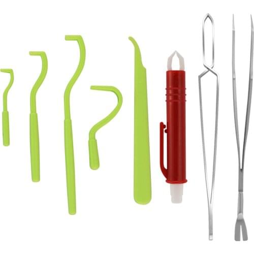 Fleas Lice Tick Remover Tool Set For Dogs Pet Cats Cleaner Tool Tick Clip Kit Dog Cat Pet Cleaner Grooming Accessories