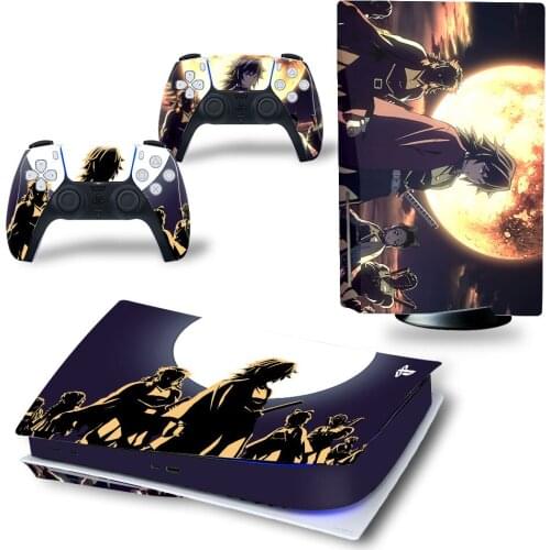 Moonlight PS5 Standard Disc Edition Skin Sticker Decal Cover for PlayStation 5 Console & Controller PS5 Skin Sticker Vinyl