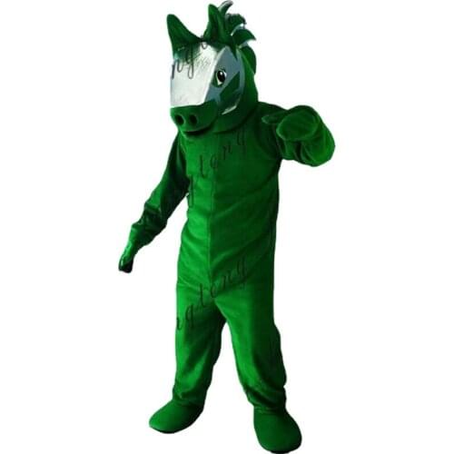 Custom Langteng Cartoon Horse Horse Mascot Walking Cartoon Doll Costume Anime Performance Performance Costume