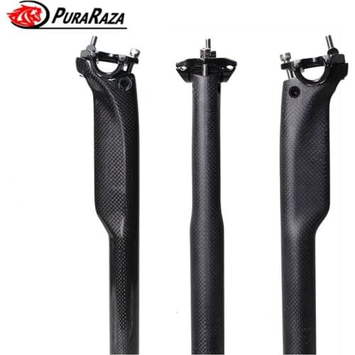 2019 new top carbon MTB road bike lightweight seat tube bicycle seatpost carbon fiber tube Bike seatpost 27.2 30.8 31.6