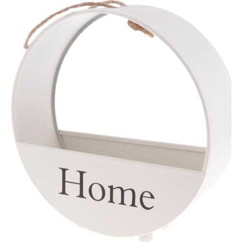 Hanging Desktop Metal Plant Bonsai Pot Flower Basket Iron Metal Handmade Wall Storage Shelf