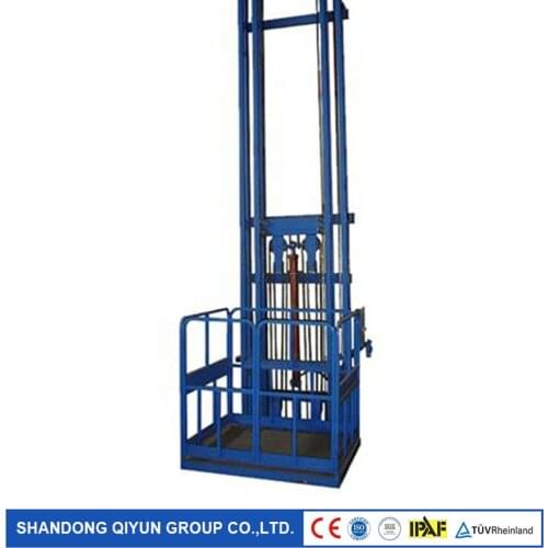 Qiyun CE ISO Manufacturer 2000 Kg Load Capacity Lifts Elevator 220 V Lift Cargo Lifts Using in Household Elevators for Sale