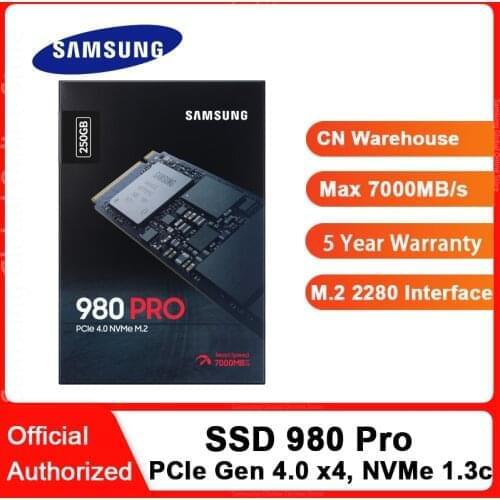 SAMSUNG 980 PRO M.2 SSD 1TB Internal Solid State Drive 250GB 500GB PCIe 4.0 NVMe up to 6,900 MB/s For Laptop Desktop