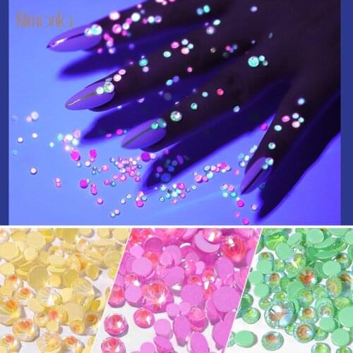 1Box Colorful 3D Metal or Rhinestone Decor Mix Glitter Mixed Nail Art Decorations DIY Wheel Manicure Tools Design UV Gel Polish