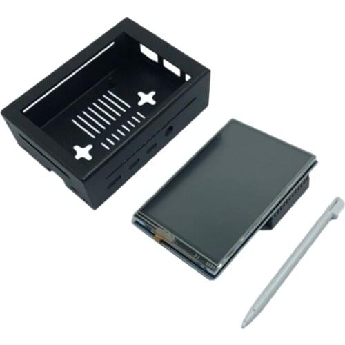 3.5 Inch LCD Press Screen For Raspberry Pi 4B With Metal Case And Press Pen 480X320 Pixel Monitor For Raspberry Pi 4B