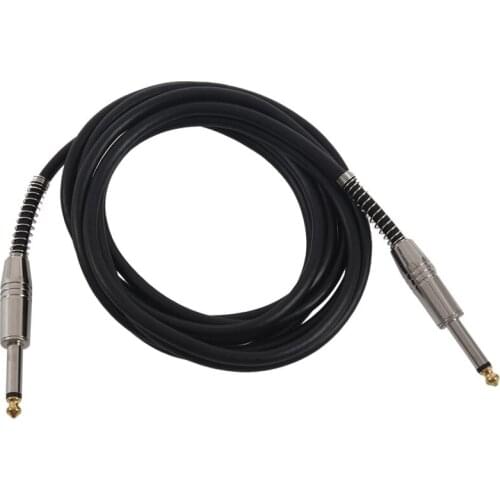 3 Meter Guitar Cable Bass Electric Jack Cord Plug Low Noise Black