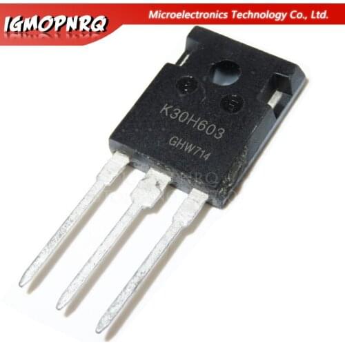 5pcs IKW30N60H3 K30H603 TO-247 IKW30N60 new original