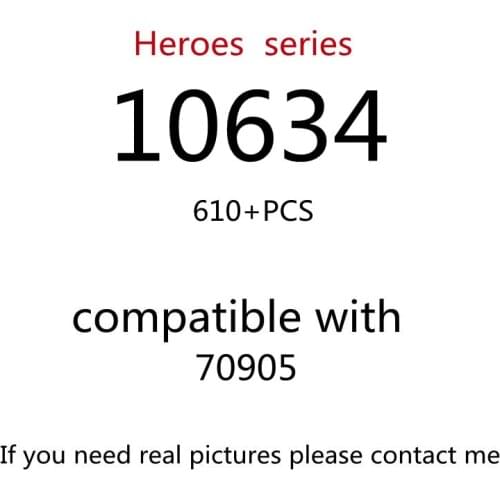 610PCS 10634 Building Block Toy Creative Series 70905 Assembled Building Block Childrens Toy Gifts