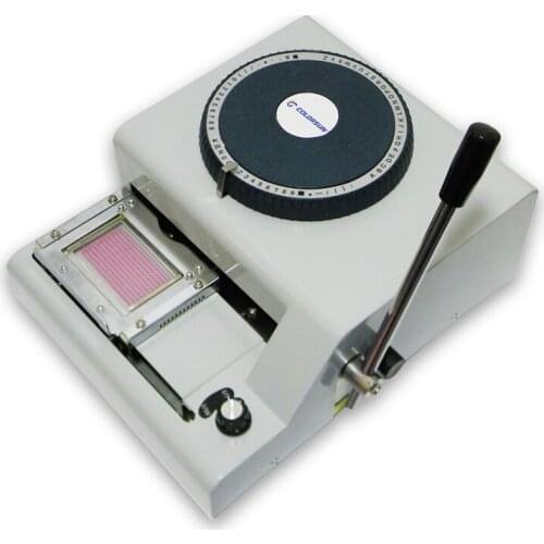 68 Letter Manual Code Printer,PVC card embossing machine,letterpress rotogravure printing machine.name card code printer