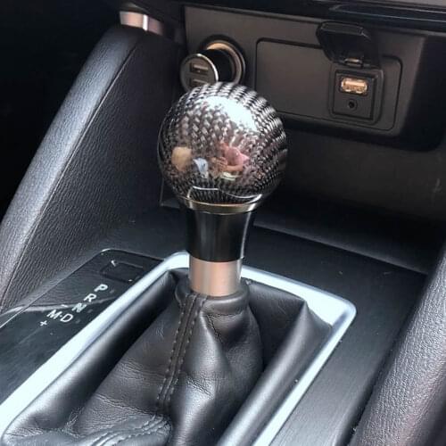For Mazda Axela Atenza Automatic Stick Gear Shift Knob Lever Shifter Head Handball Carbon Fibre