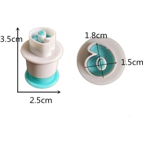 Fondant Cake Alphabet Plunger Set A-Z 0-9 DIY Cake Stamp Mold Cakes Cookies Pastries Mold for Cake Decoration Making MUMR999