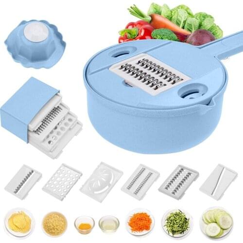Kitchen Multifunctional Chopper Fruit Vegetable Cutter Peeler Kitchen Potato Silk Radish Grater Slicer Kitchen Accessiores
