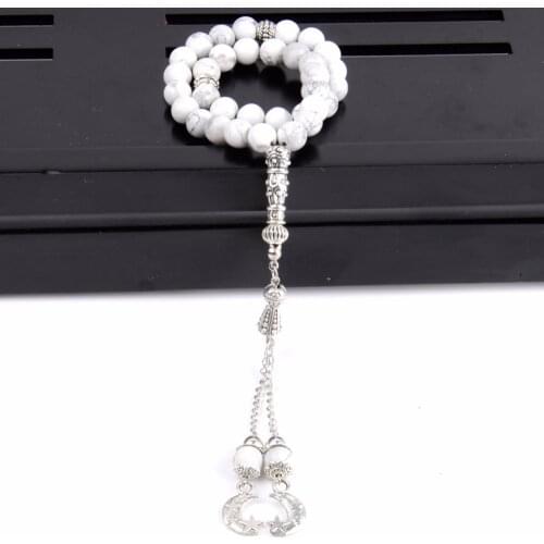 Men Bracelet 33 Prayer Beads Muslim Rosary Classic Charm Tasbih Bracelets For Women Jewelry Natural Stone Fashion Bangles Bijoux