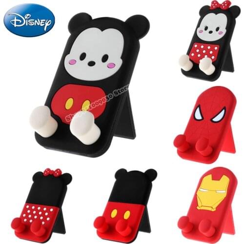 Disney Mickey Minnie Mobile Phone Desktop Stands Foldable Portable Stand Cute Small Live Mobile Phone Stand Mobile Phone Holders