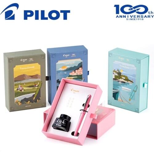 New In 2020! Baile Pilot Italian Style 78G Fountain Pen Gift Box New Color Limited Set Students with Fresh Calligraphy