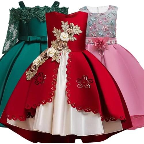 Girls Dress Kids Dresses For Girls Elegant Princess Dress For Girl Wedding Evening Party Gown Children Clothing 3 6 8 9 10 Years