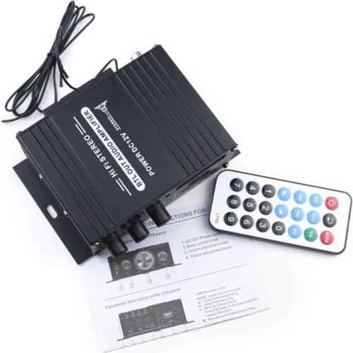 Stereo Car Home Subwoofer Car Amplifier Sound Speaker Bluetooth EDR Amplifiers Y98C