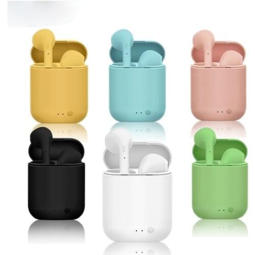 Mini-2 Tws Bluetooth 5.0 Headset Wireless Earphones With Mic Charging Box Mini Earbuds Sports Headphones For Smart Phone New i7s