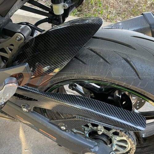 Rear Hugger Fender Mudguard For Kawasaki Z1000 2014-2019 Full Carbon Fiber 100% Twill