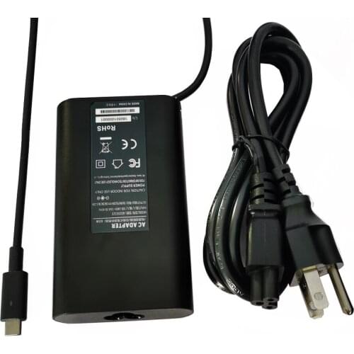 65W USB C Type c Charger PD Power Adapter Replacement for Dell LA65NM170 DA30NM150 2YKOF, XPS 12 9250 13 9360 9370 9333