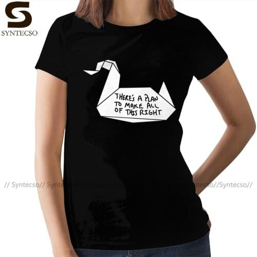 Prison Break T-Shirt Prison Break Crane Message T Shirt XXL Short-Sleeve Women tshirt Ladies Tee Shirt