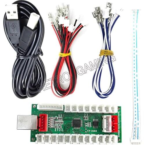1 set 4 In 1 Arcade USB Encoder To PC Joystick & BOX 360 For Window & Android System