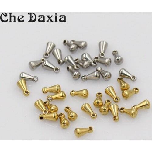 20PCS/pack) stainless steel very small droplets Charms For DIY Handmade Jewelry Accessories