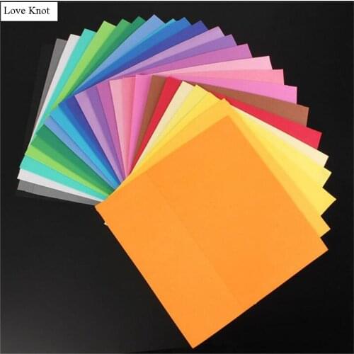 24pcs/lot 24color 1mm Thick Multicolor Sponge Foam Paper Fold Scrapbooking Paper Craft DIY Gift Decor
