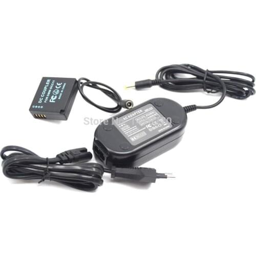 Power adapter charger+DMW-BLG10 BLE9GK BLE9E BLE9PP dummy battery for Lumix FMARKII DMC LX100 GF3 GF5 GF6 GX5 GX7 GX85 CGK ZS110