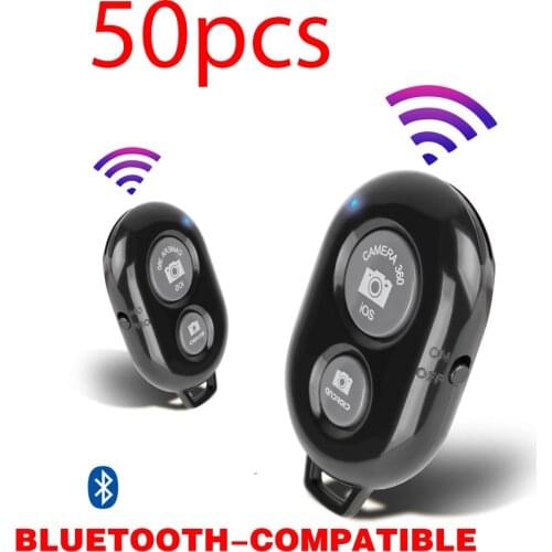 50pcs Bluetooth Adapter Wireless Bluetooth Remote Shutter Release Remote Selfie Accessory For Mobile Phone Control Photo Camera