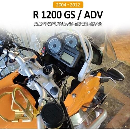 For BMW R1200GS Adventure 04-12 Windshield WindScreen Plate Side Panels R 1200 GS ADV 2004-2012 2005 2006 2007 2008 2009 2010