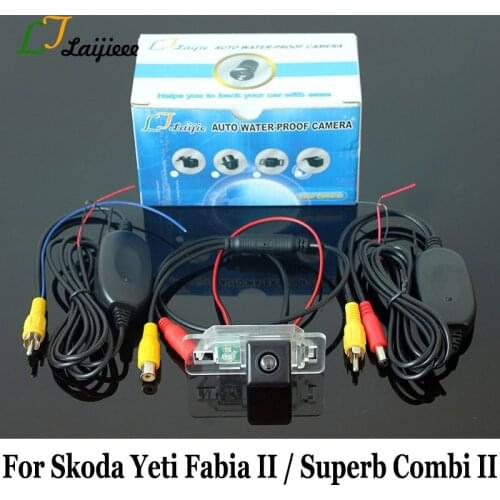 For Skoda Yeti Fabia II Superb Combi II Estate Wagon Wireless Car Backup Camera / HD Night Vision Rearview Camera For Vehicle