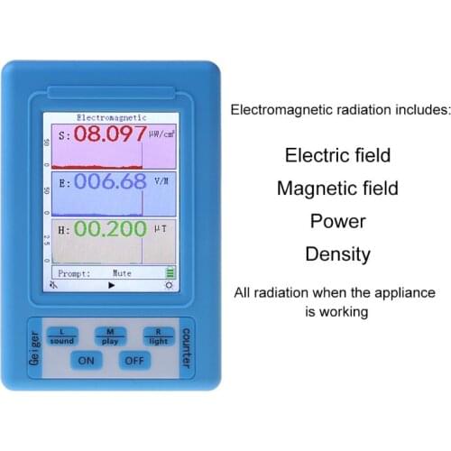 Electromagnetic Radiation Detector Dosimeter Monitor Radiation Tester EMF Meter Dropshipping