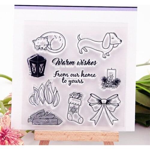 Hot sale Cat Transparent Clear Stamps / Silicone Seals Roller Stamp for DIY scrapbooking photo album/Card Making