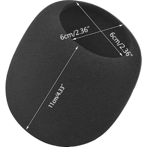 2Pcs Artifical Fur Windscreen Cover Microphone Windproof Windshield Filter Foam For -JBL KMC500 Bluetooth-compatible Wireless Mi