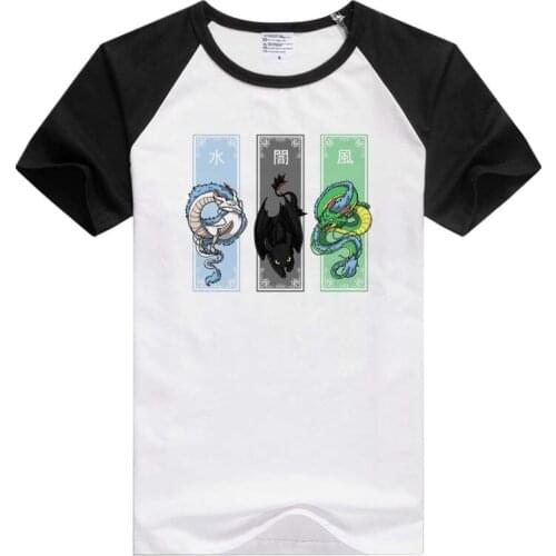 Chinese Feng Shui three elements short sleeve casual Men Women T-shirt Comfortable Tshirt Cool GA739