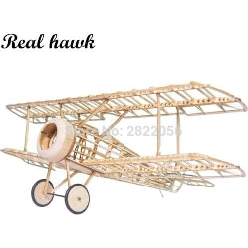 Mini RC Plane Laser Cut Balsa Wood Airplane Kit Sopwith camel model Building Kit