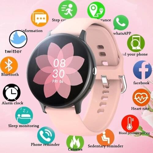 2021 New Ladies Bluetooth Call Smart Watch Women Waterproof Sports Fitness Watch Health Tracker New Music Player smartwatch Men