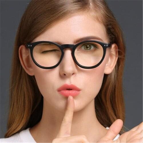 Fashion Women Glasses Frame For Female Men UV Radiation Protection Fatigue Computer Optics Eyeglasses Retro Round Reading glass