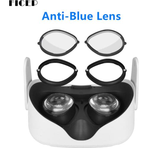 For Oculus Quest 2 Anti-Blue Lens Frame VR Magnetic Eyeglass Quick Disassemble Clip Lens For Oculus Quest 2 VR Accessories