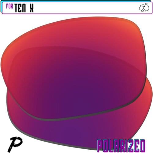 EZReplace Polarized Replacement Lenses for - Oakley Ten X Sunglasses - Midnight P