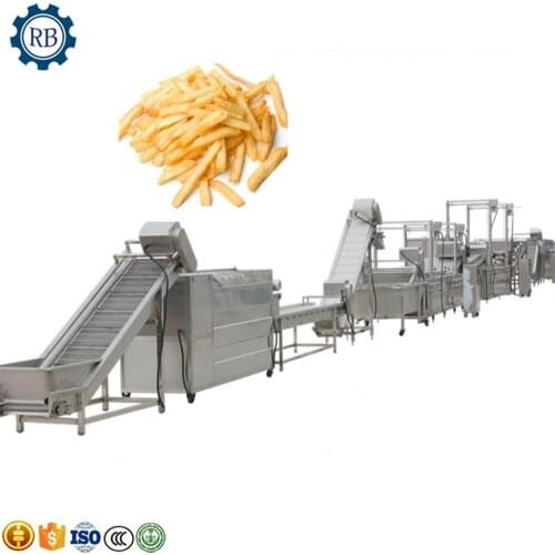 Easy Operation Small Scale French Fries Machine Potato Chips Making Machine Price Frozen French Fries Production Line